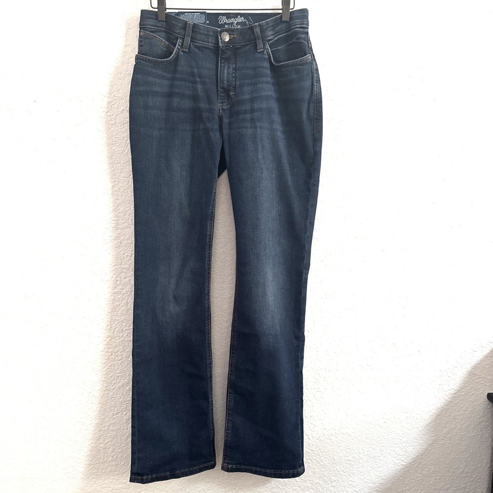 NWT Wrangler Women's Willow Ultimate Riding Bootcut Blue Jeans 30x34 10WRW60CM